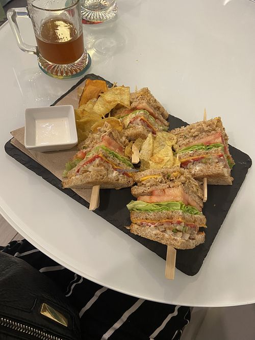 Club sandwich  at Sweet Paradise in Tenerife