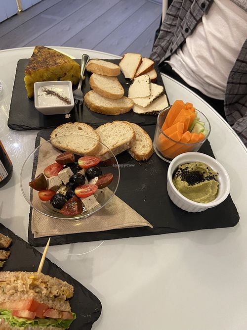 Tasting platter  at Sweet Paradise in Tenerife