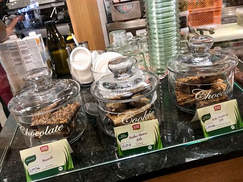 vegan sweets at Bio im Bahnhof in Goerlitz