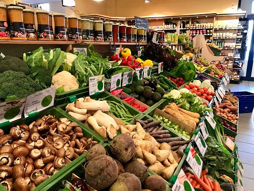 veggies at Bio im Bahnhof in Goerlitz