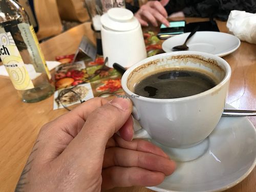 coffee at Bio im Bahnhof in Goerlitz