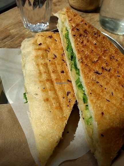 chickpea avocado mash at Castello Coffee - Castle St in Edinburgh