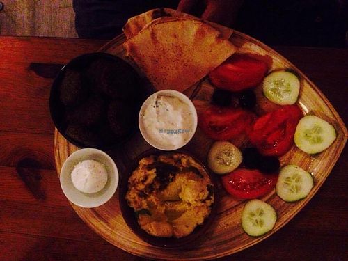 Houmous & Falafels Plate at Coco Boheme in Aix-en-provence