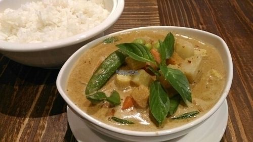 Red curry at Fan Thai - Vegetarian Thai Food in Hsinchu