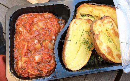 jacked potato with ratatuj (take away)  at Pyra Bar in Gdansk