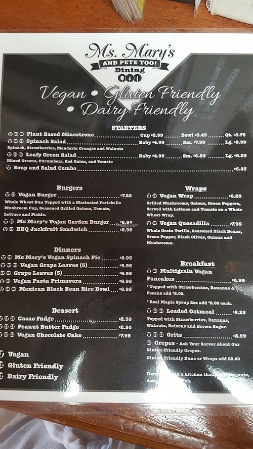 im excited to eat my way through the menu! at Ms. Mary's and Pete Too in Clinton