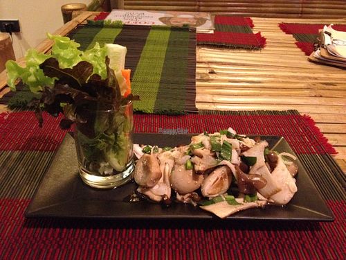 mushrooms  at Dragon & Phoenix in Chiang Mai