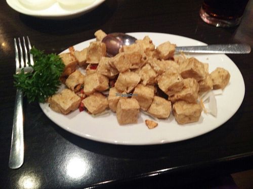 Pepper Beancurd with Garlic and Chilli  at Tao Peking in Ruislip