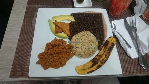 Another type of main dish :) at Avocados in Bogota