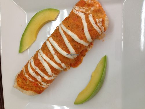 Enchilada at Avocados in Bogota