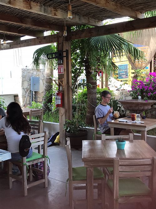 Beautiful outdoor seating  at Marcial by Mako in Cabo San Lucas