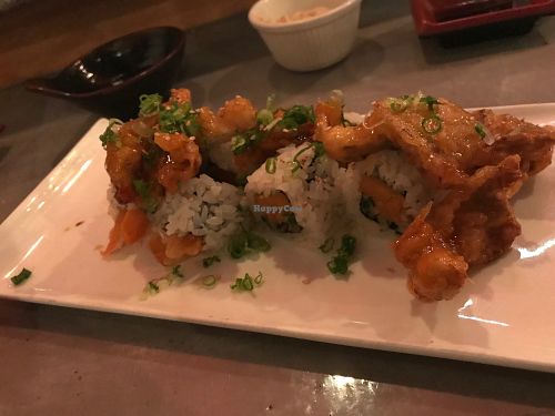 Vegan top shelf  at Midtown Sushi in Sacramento