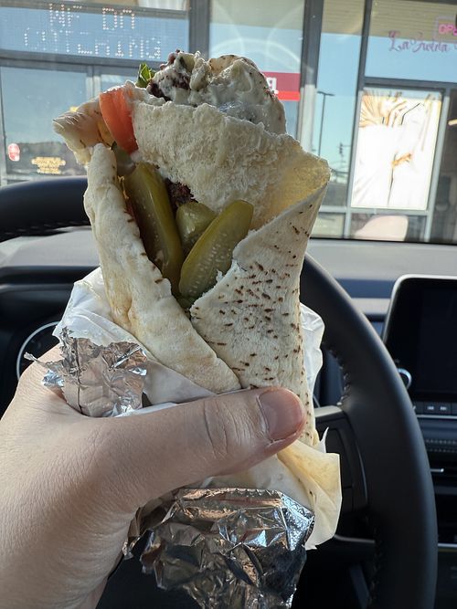 Falafel wrap   at Sahara Falafel in Anaheim