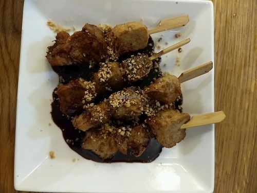 Vegan sate at De Kade in Rotterdam