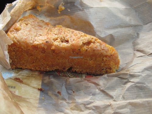 Carrot cake to go. It was very moist and absolutely delicious. at Mandala in Tavira