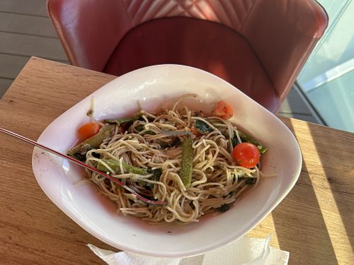 Pasta pesto with veggies   at Vapiano in Sarajevo