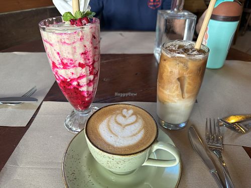 All vegan drinks!  at Happy Banana in 