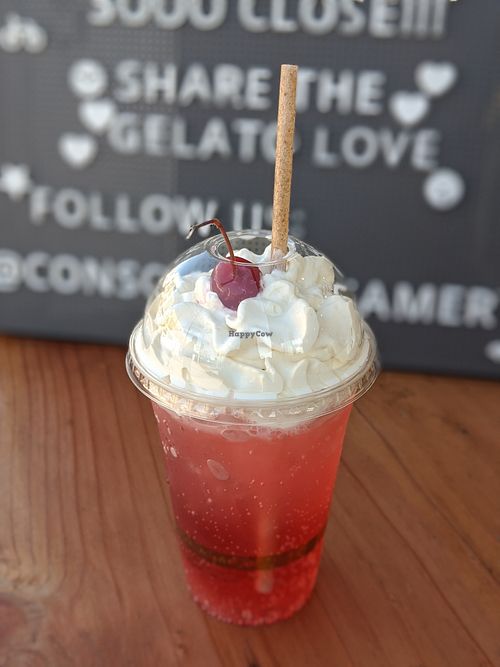 Vegan Italian Soda's at Conscious Creamery in Sacramento