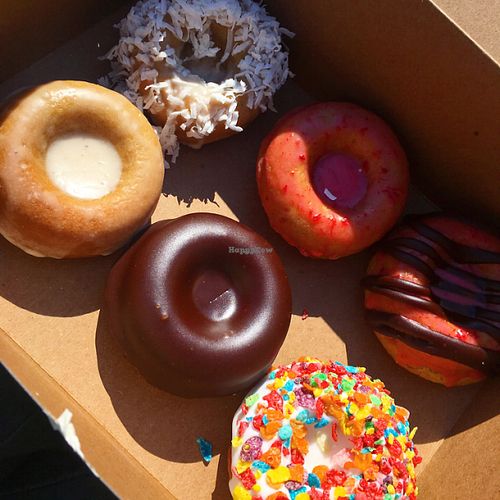 vegan goodness! at Glazed Donut Shop in Northampton