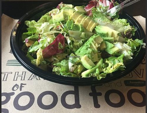 Vegan salad at Good Food in Zagreb