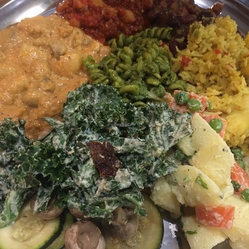 Plate-O-delicious  at OM Vegan Kitchen in Surry Hills