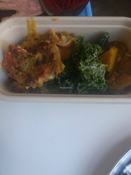 Buffet takeaway at OM Vegan Kitchen in Surry Hills