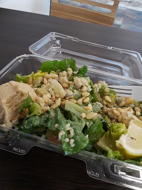 Not your typical ceaser salad at The Salad Box in Upland