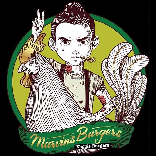 Vegan fast-food, comfy food! Burgers, hot-dogs, french fries, sweet potatoes and more 100% cruelty free! at Marvin's Burgers in Playa Del Carmen