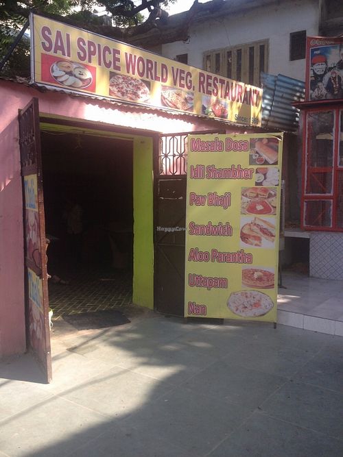 Exterior at Sai Spice World Veg Restaurant in Udaipur