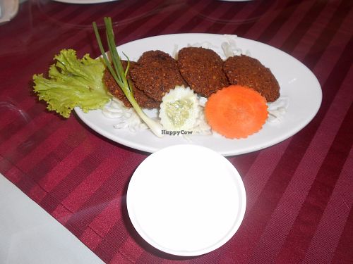 Dubai Indian and Arabic Restaurant (Formerly Al Diwan) 3 - Excellent Falafel and Dip at Dubai Indian and Arabic Restaurant in Pattaya