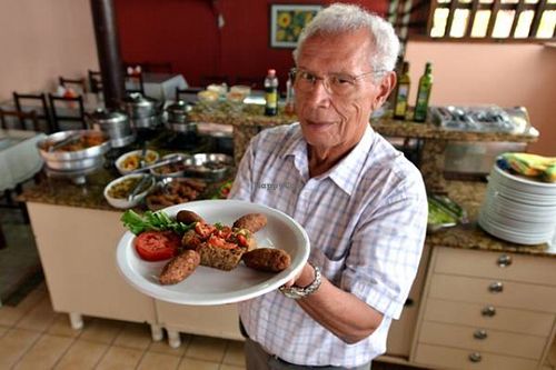 Rei do Gluten's former owner at Rei do Gluten in Brasilia