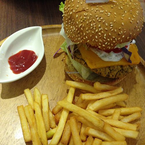 burger  at Tofunia in Taipei