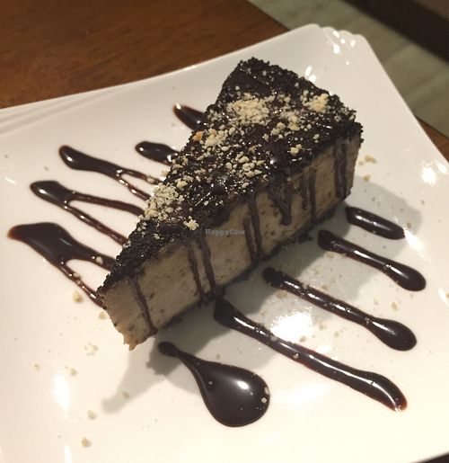 Chocolate cheesecake - like an ice cream cake at Tofunia in Taipei