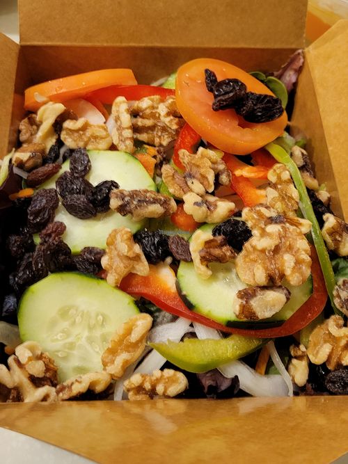 Salad, not the best thing to order here, but not terrible! at Loving Hut in Garden Grove