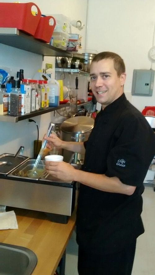 kitchen at Saucy Pot Soup Store in Port Colborne