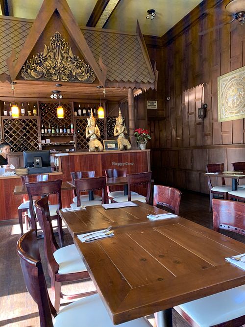 Nice interior at Taste of Thai in Davis