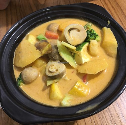 Thai curry at Ru if Vegan in Shanghai