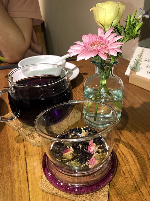 Tea was the best part of the meal in my opinion  at Ru if Vegan in Shanghai