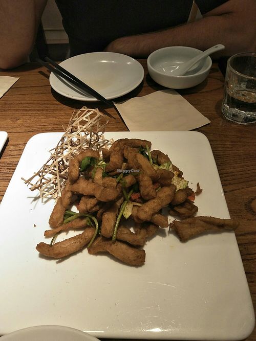 Cumin spiced tvp at Ru if Vegan in Shanghai