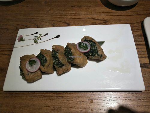 Stuffed tofu at Ru if Vegan in Shanghai