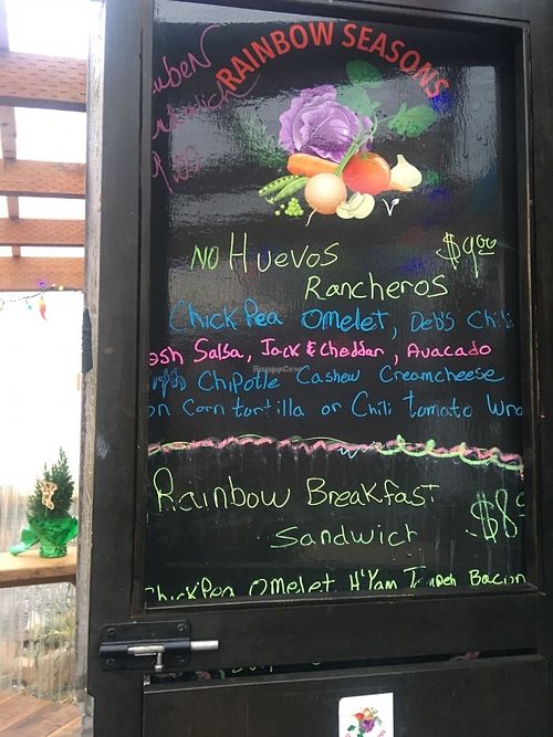 Menu at Rainbow Seasons - Food Truck in Portland