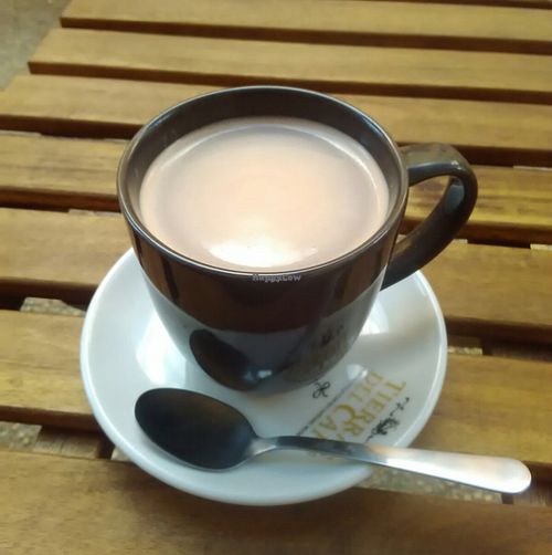 baobab hot choc at RawAttitude in Malaga