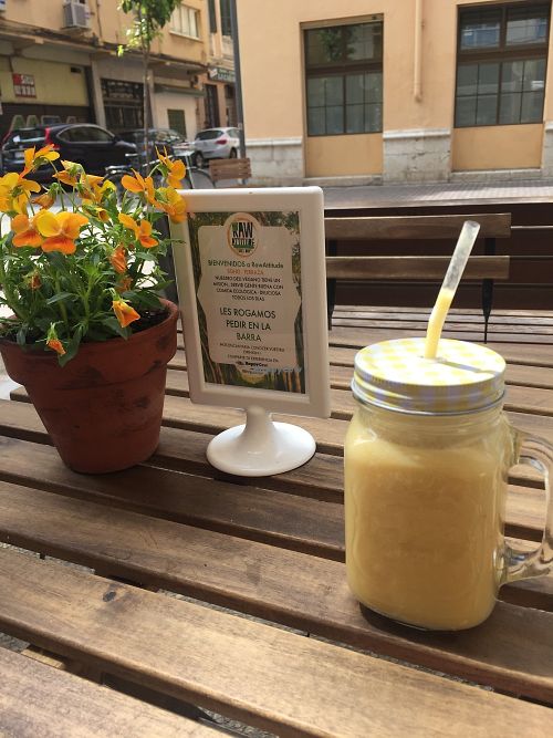 Delicious smoothie  at RawAttitude in Malaga