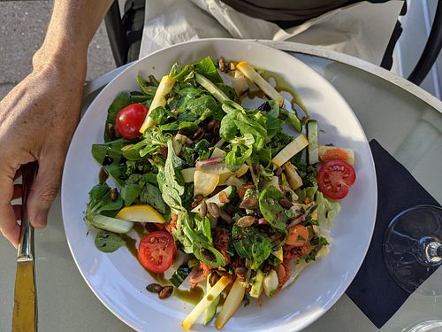 Big jackfruit salad at Cafe Mair's in Fredericia