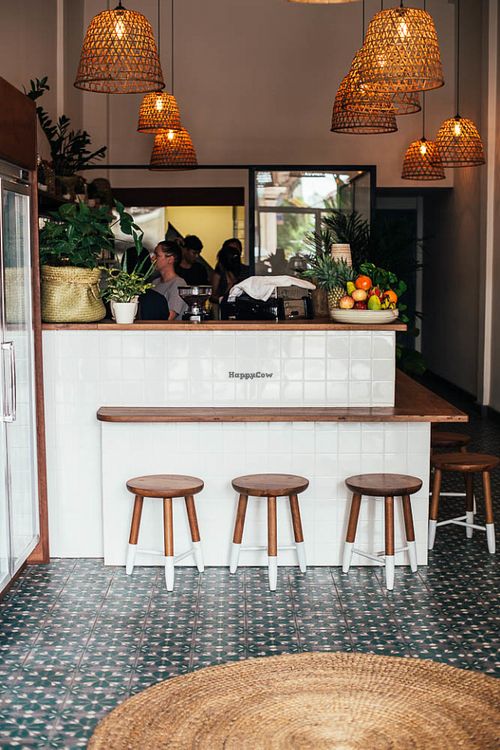 Beautiful interior details at Vibe Cafe in Siem Reap