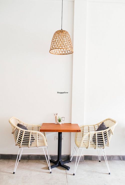 Comfy seating  at Vibe Cafe in Siem Reap