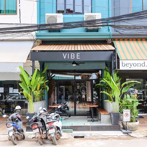 Outside of VIBE  at Vibe Cafe in Siem Reap