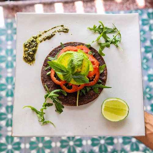 Buckwheat flatbrad at Vibe Cafe in Siem Reap