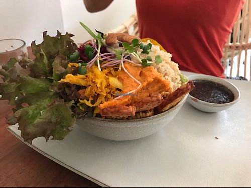 yum... at Vibe Cafe in Siem Reap