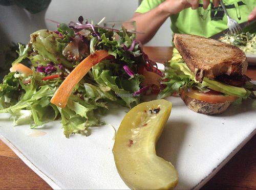 Live Sandwich!!! at Vibe Cafe in Siem Reap